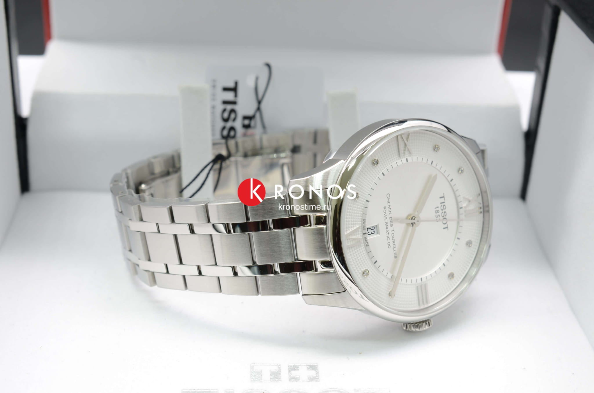 Tissot Tissot Chemin des Tourelles Powermatic 80 T099.407.11.033.00 Chemin des Tourelles - задняя крышка сталь металл корпуса, швейцария часы